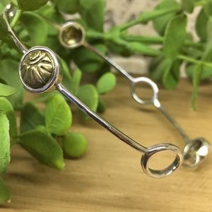 Silpada Sterling Silver & Brass Charm Bracelet